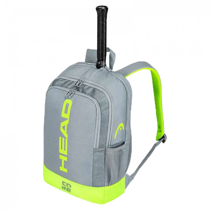 Head Core Backpack Gray / Neon Yellow